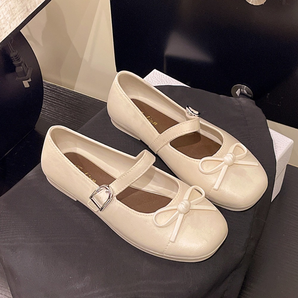 Mule Slip On - صنادل نسائية أنيقة بفيونكة لؤلؤية، متعددة