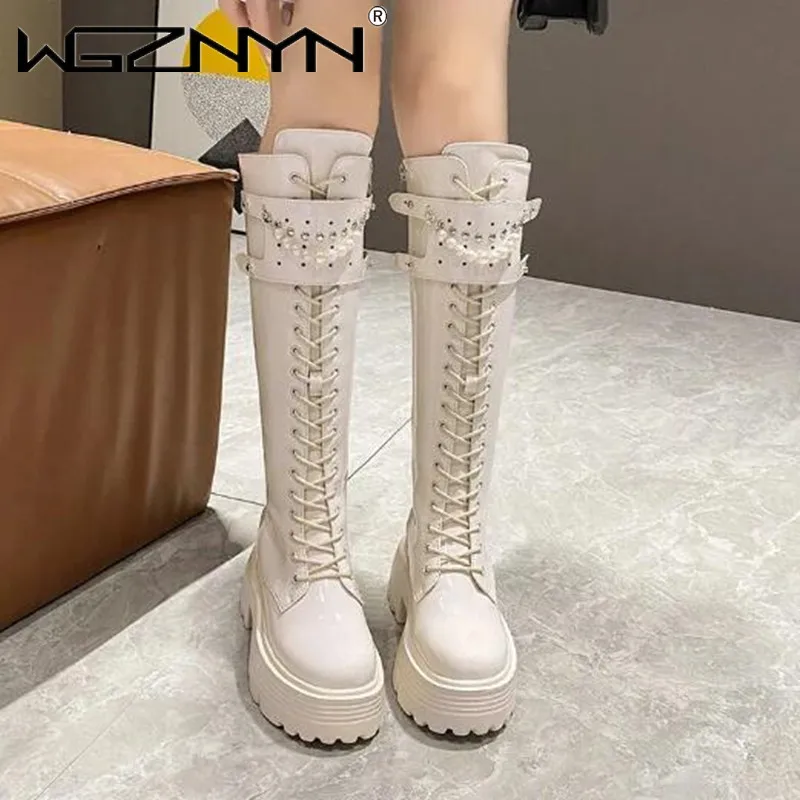الشتاء الجلود الدافئة أفخم أحذ - مراجعة Knee High Boots Women وسعره