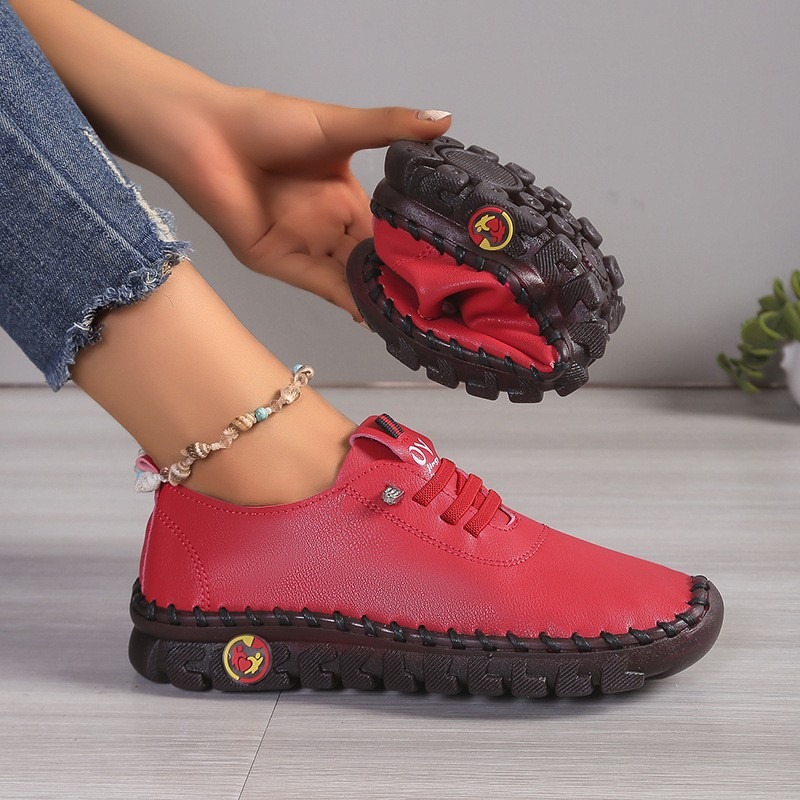 أحذية نسائية جلدية كاجوال بربا - مراجعة Oxford Lace Up Women وسعره