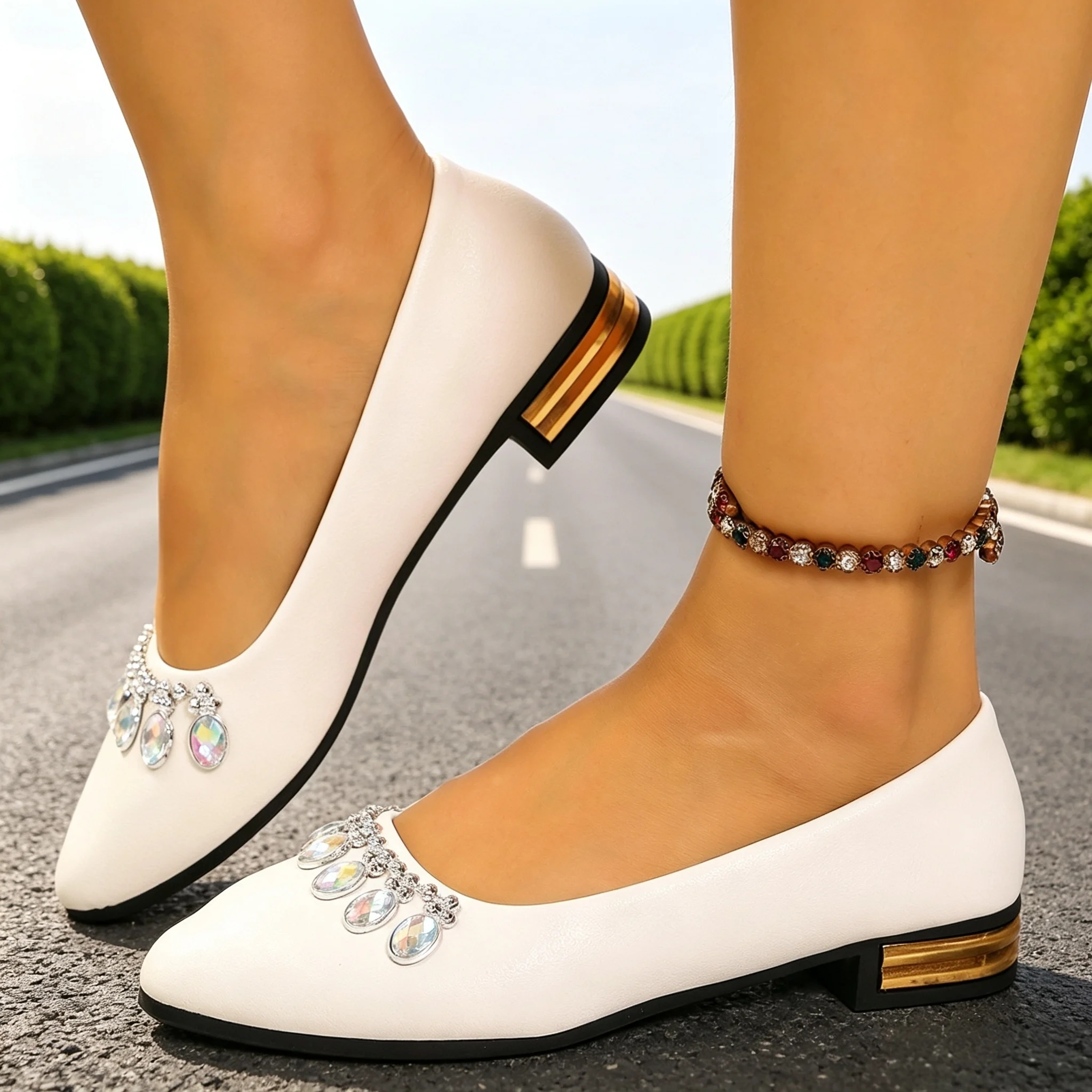 أحذية نسائية مسطحة ذات مقدمة م - مراجعة Women'S Shoes Quality وسعره