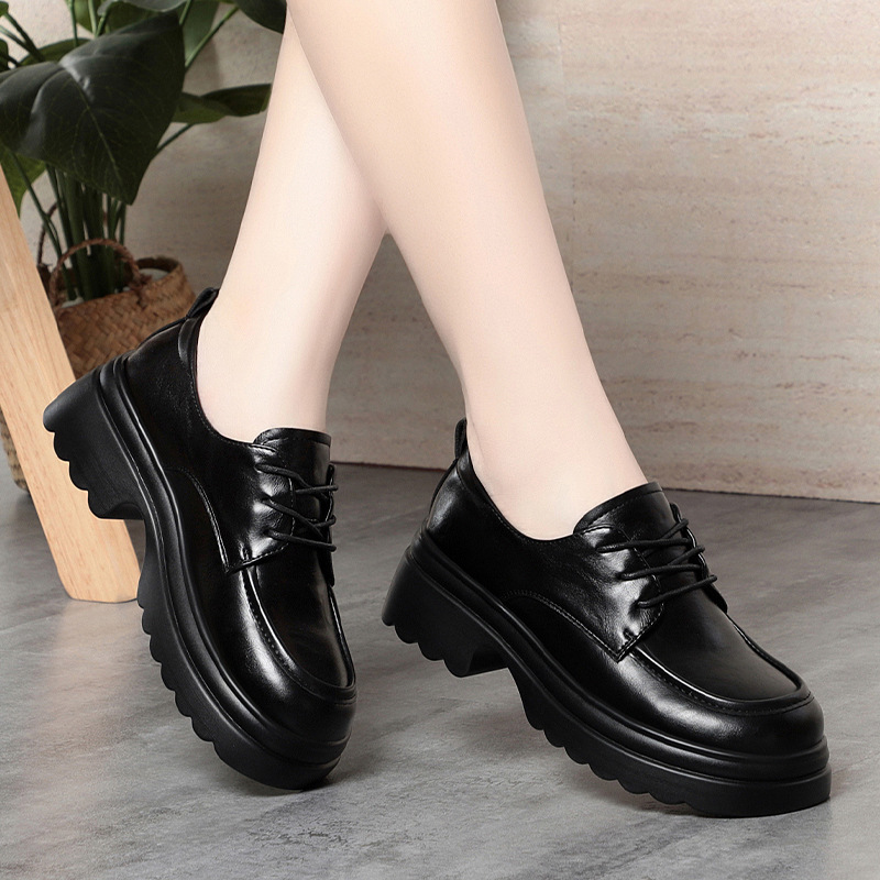 5 سنتيمتر خمر الفم العميق لينة - مراجعة Oxford Lace Up Women وسعره